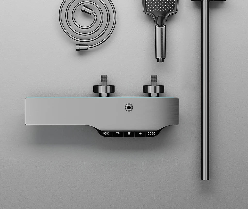 ShowerEase Thermostatic Shower System – Digital Temperature Display