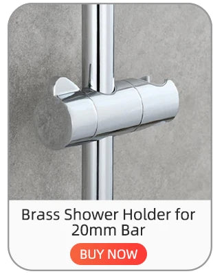 ShowerEase Adjustable Shower Head Holder Bracket for 20-25mm Slide Rod