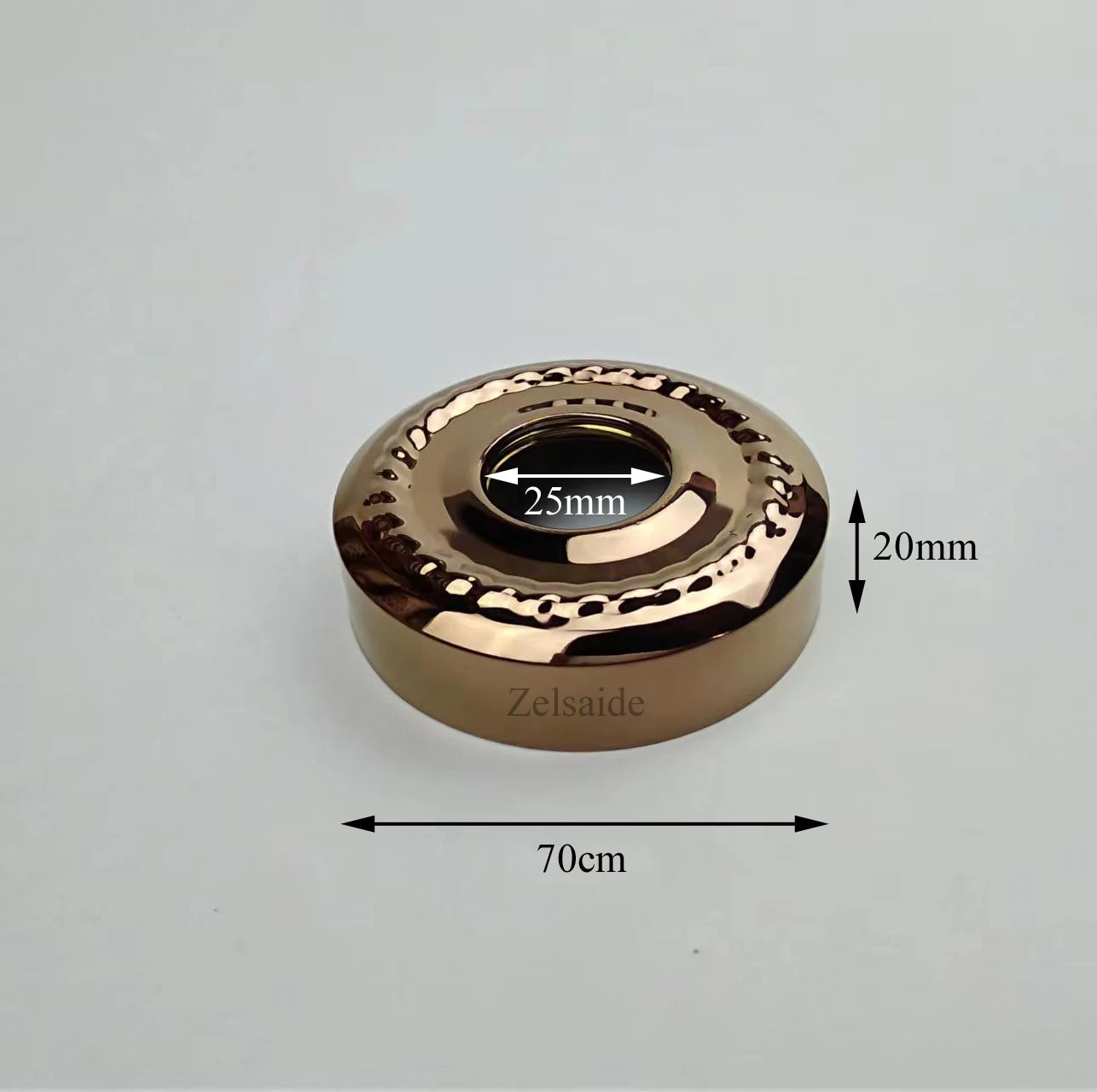 ShowerEase Shower Faucet Decorative Cover Cup – Golden, Rose Gold, Gun Gray