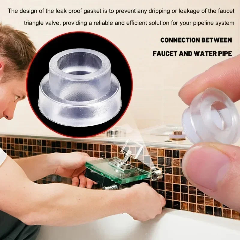 ShowerEase Universal Faucet Leak-Proof Sealing Gaskets