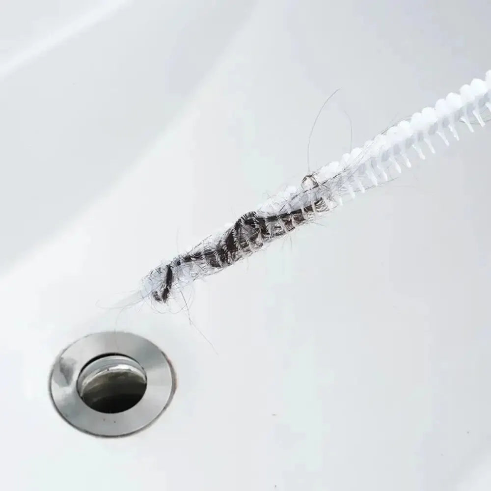 ShowerEase Pipe Dredging Brush for Bathroom & Sink Cleaning