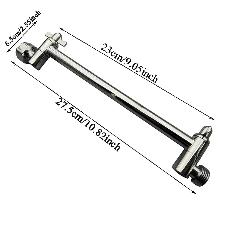 ShowerEase Adjustable Anti-Leak Shower Arm with Universal Connection