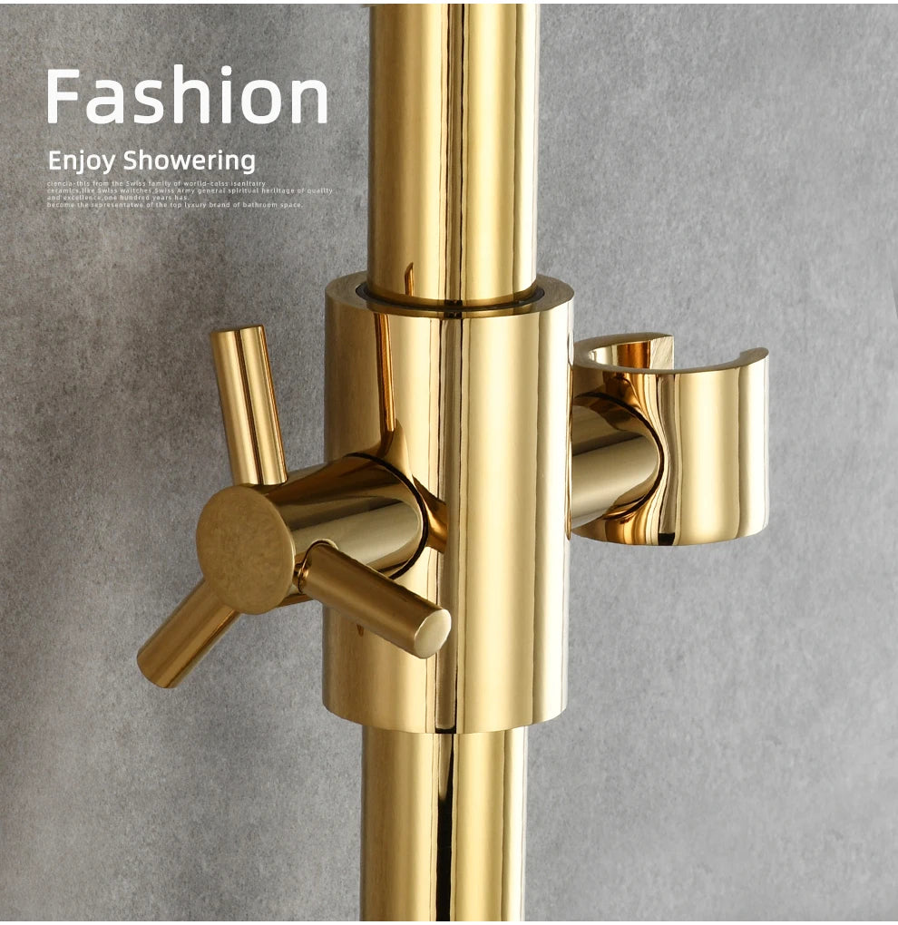 ShowerEase Adjustable Shower Head Holder Bracket for 20-25mm Slide Rod