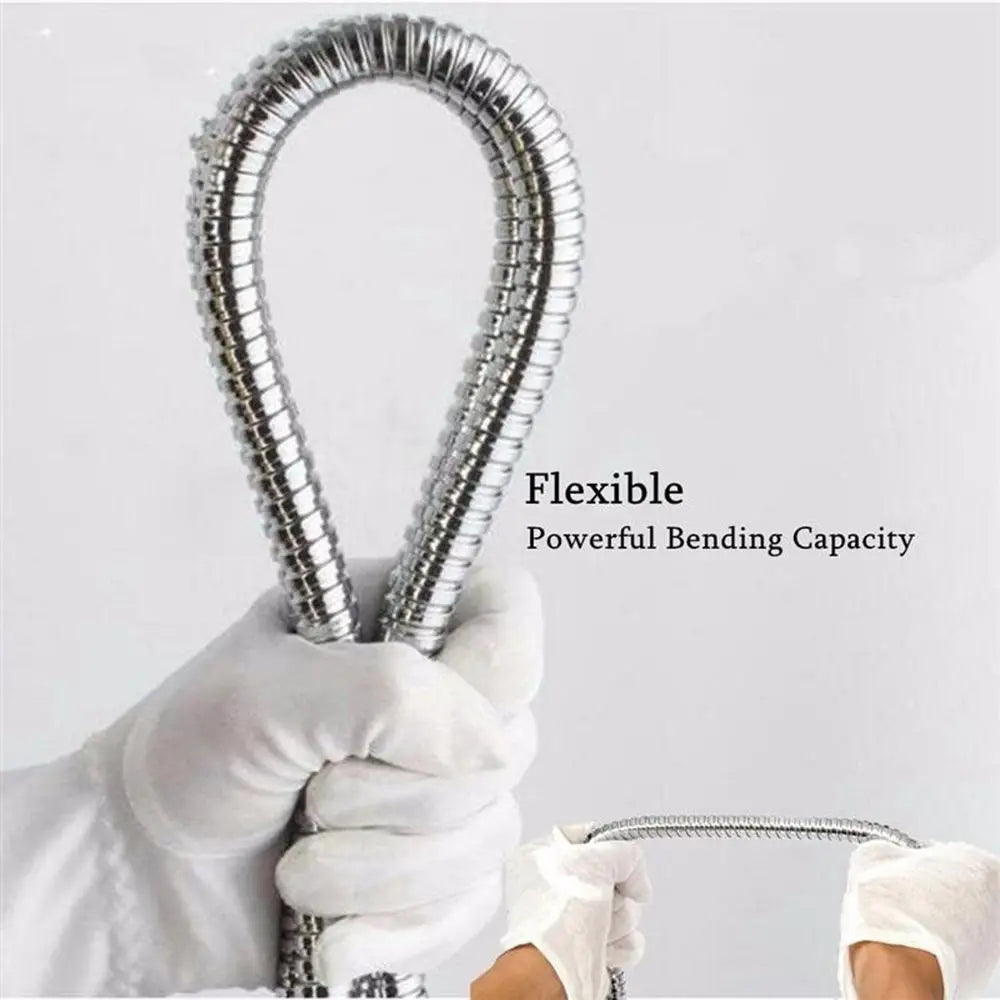 ShowerEase Stainless Steel and PVC Shower Hoses - 1-3M