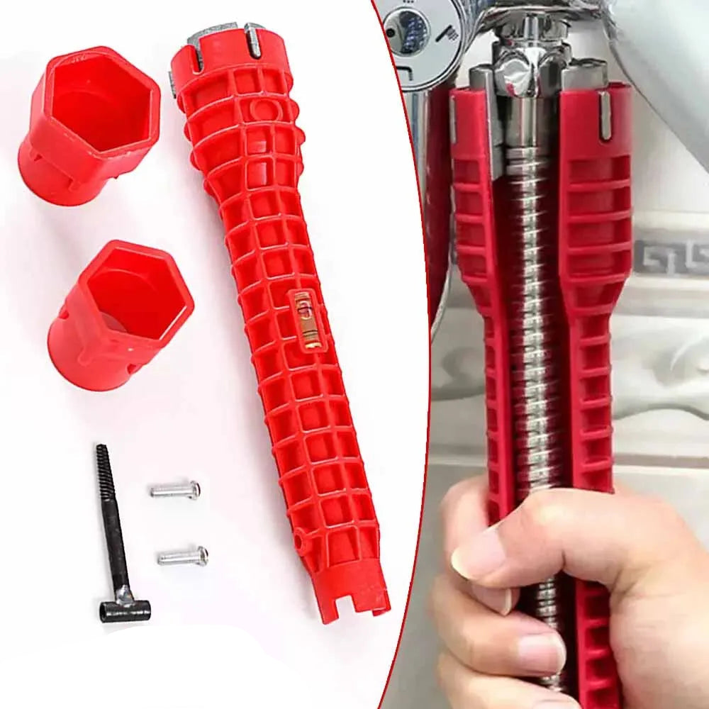 ShowerEase Portable 8 In 1 Flume Wrench