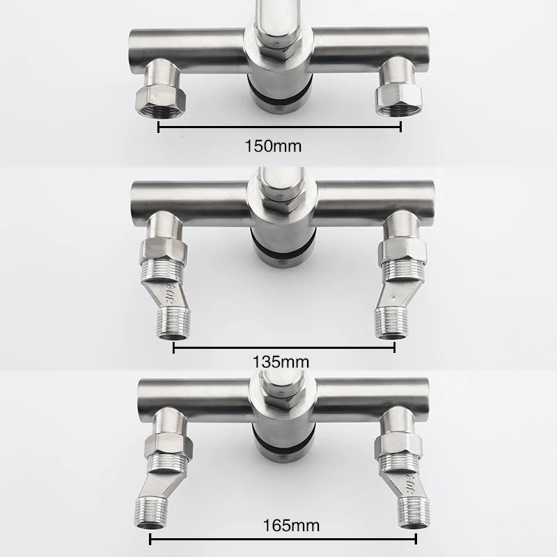 ShowerEase Stainless Steel Shower Faucet