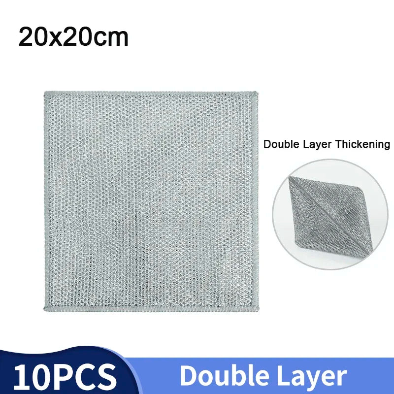 ShowerEase Magic Dishcloth - Silver Wire Cleaning Cloth