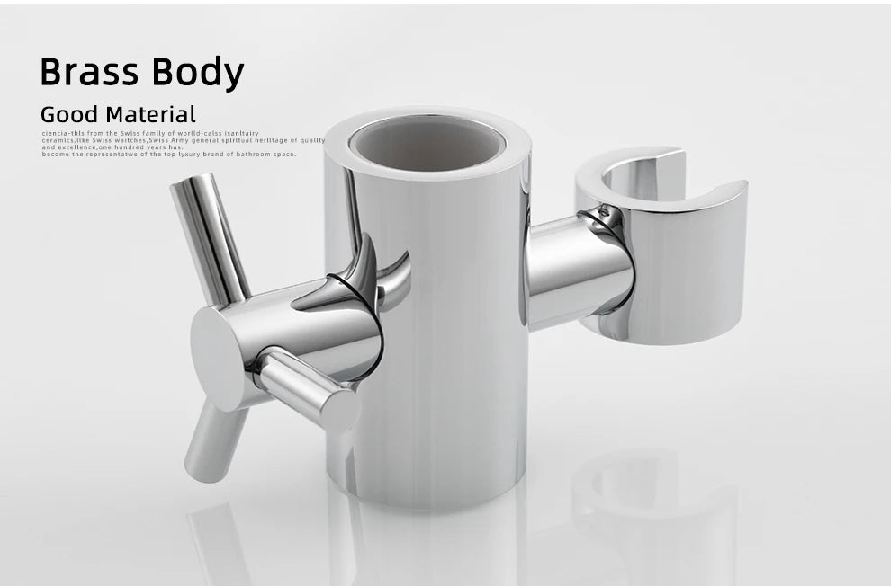 ShowerEase Adjustable Shower Head Holder Bracket for 20-25mm Slide Rod