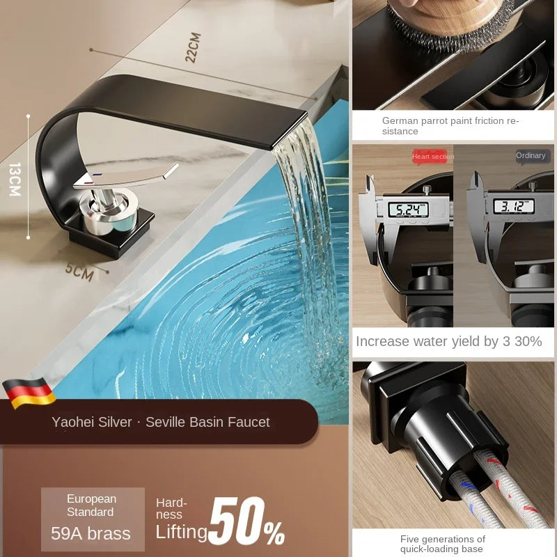 ShowerEase All Copper Waterfall Faucet
