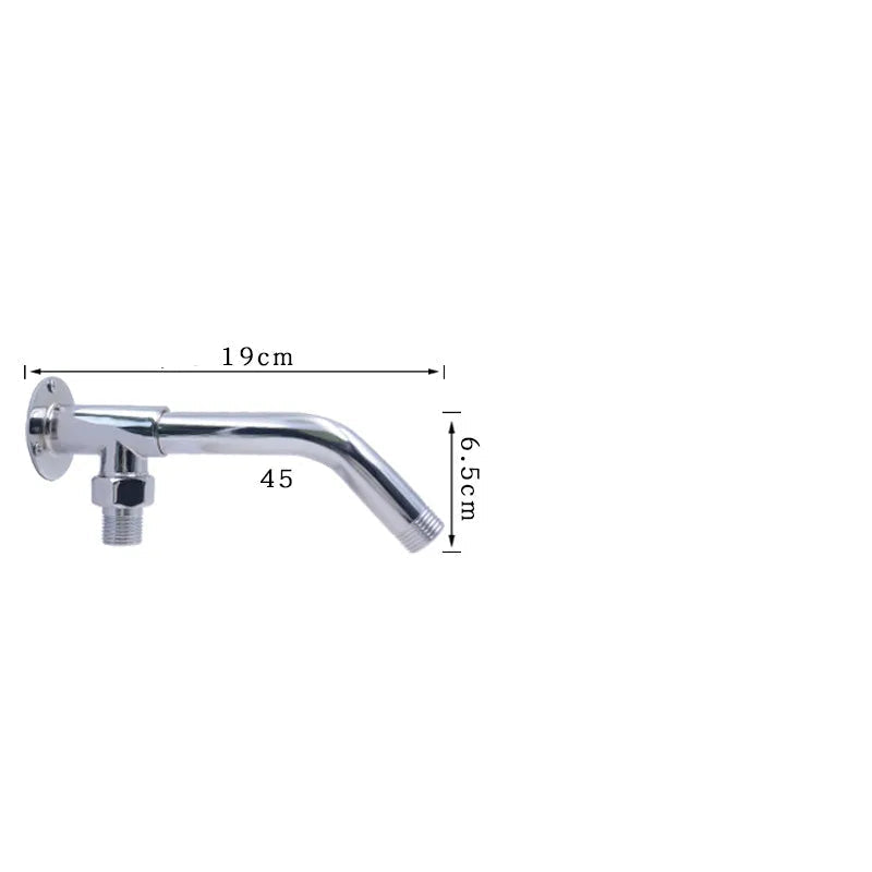 ShowerEase Ceiling Shower Arm Extension – Stainless Steel & Brass