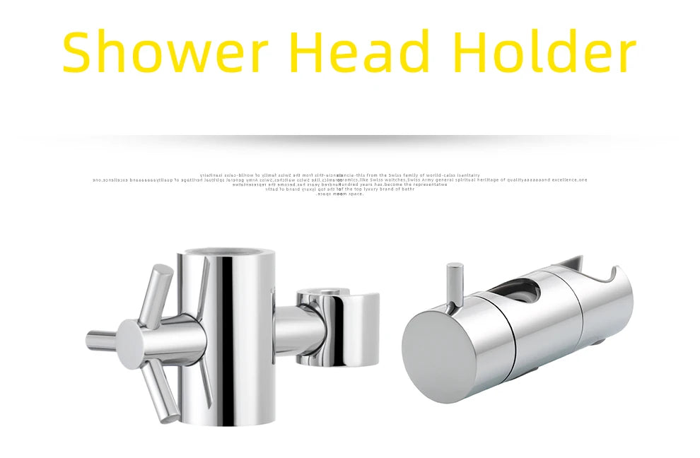 ShowerEase Adjustable Shower Head Holder Bracket for 20-25mm Slide Rod