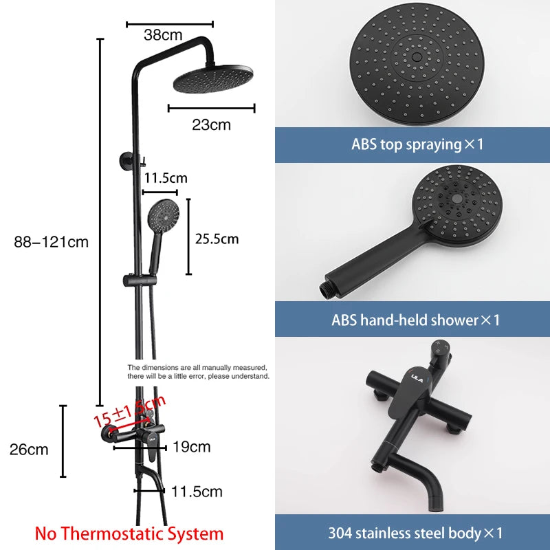 ShowerEase Stainless Steel Shower Faucet