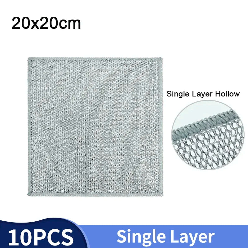 ShowerEase Magic Dishcloth - Silver Wire Cleaning Cloth