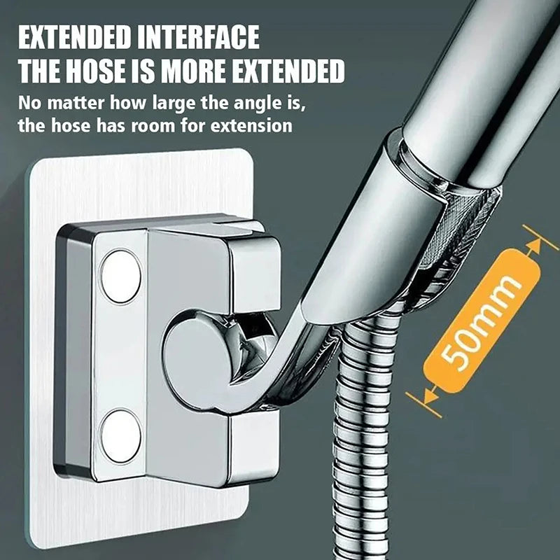 ShowerEase Adjustable Self-Adhesive Shower Head Holder