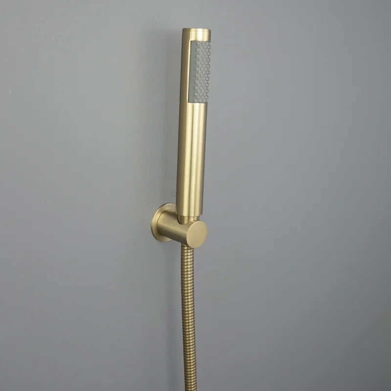 ShowerEase AquaStream Stainless Steel Handheld Shower Head