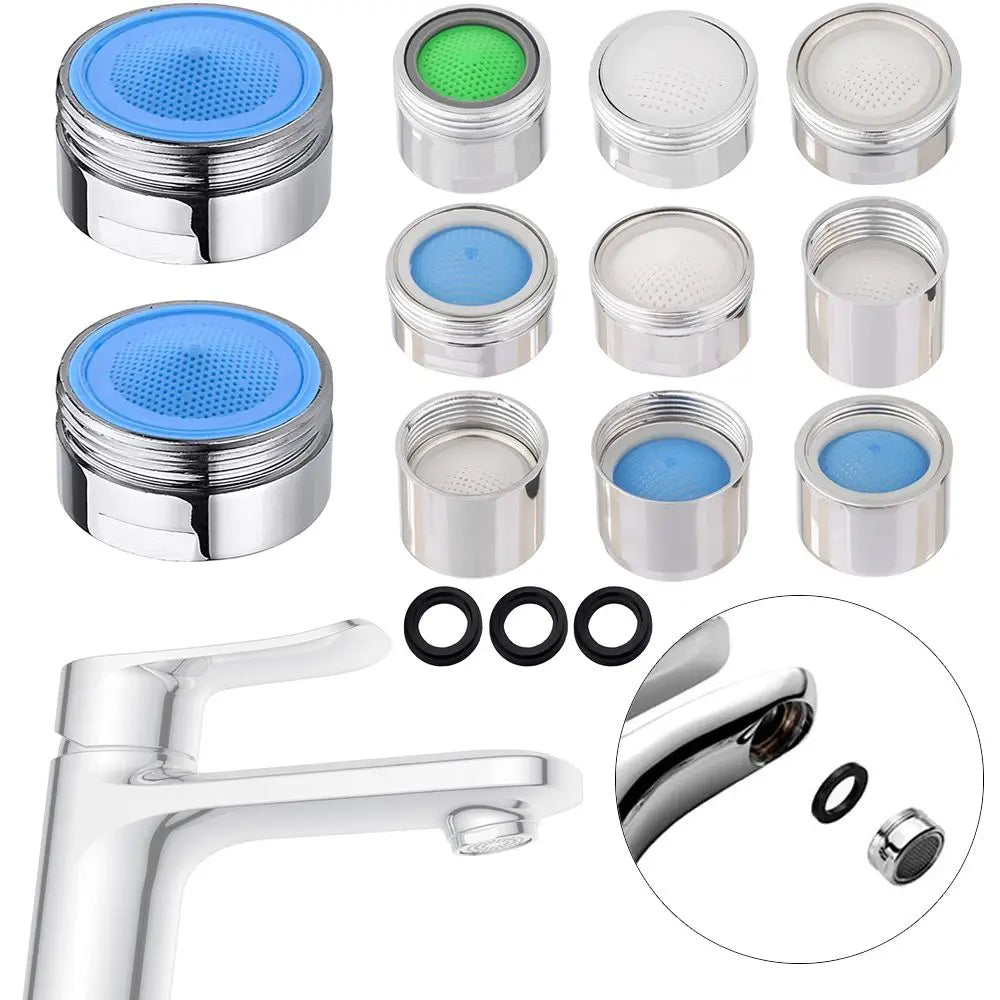ShowerEase Water Saving Tap Aerator – Chrome Finish, Brass Nozzle, 18-28mm