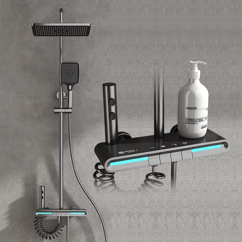 ShowerEase Thermostatic Shower System – Digital Temperature Display