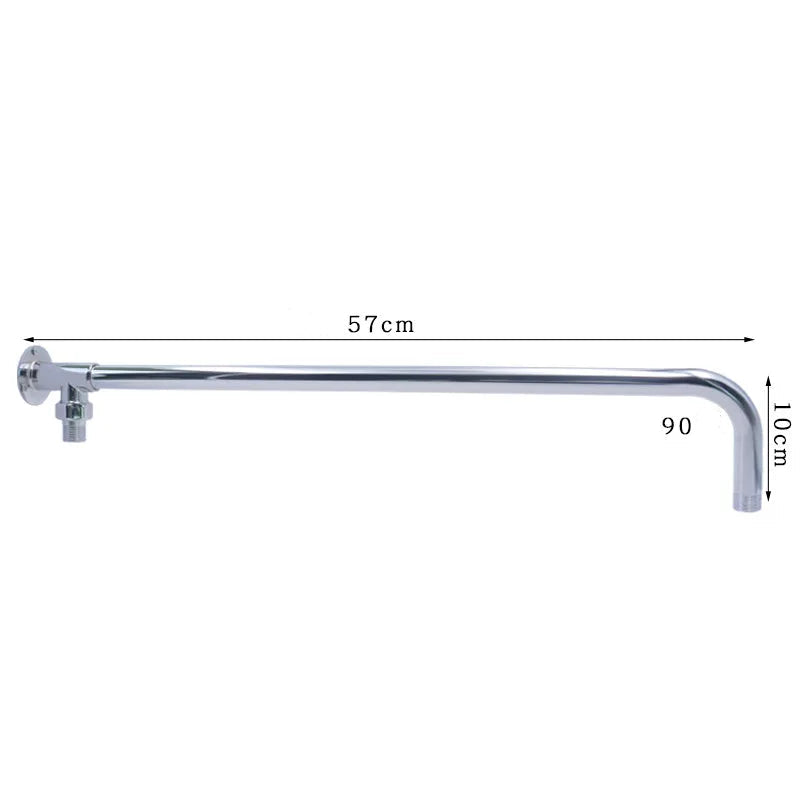 ShowerEase Ceiling Shower Arm Extension – Stainless Steel & Brass