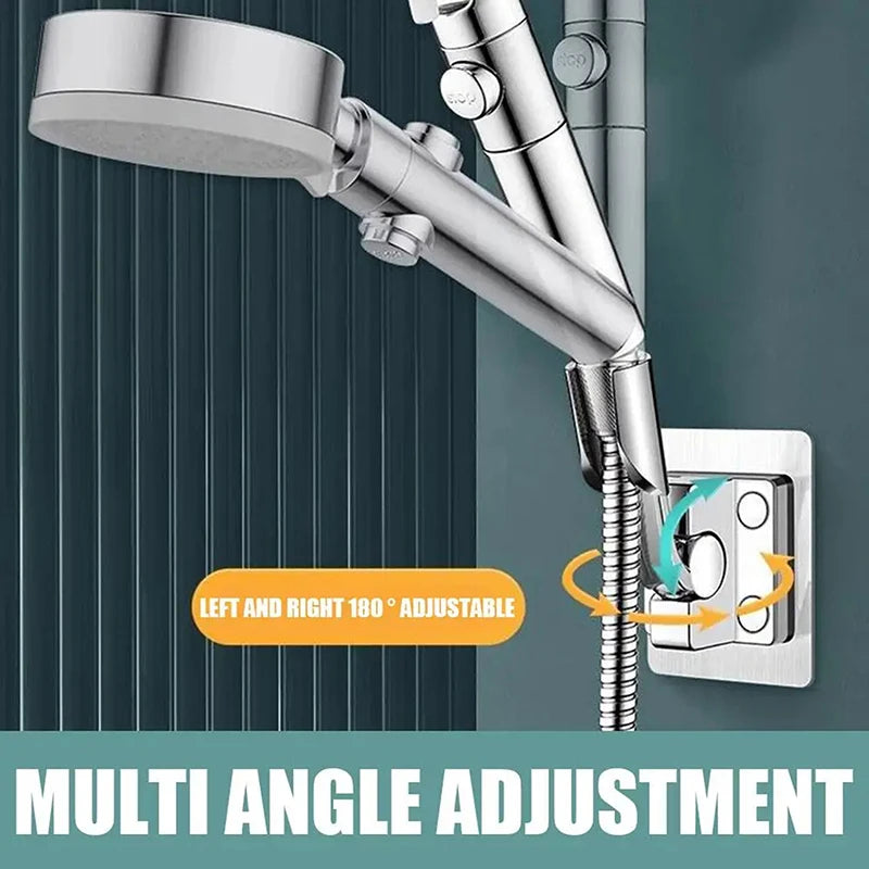 ShowerEase Adjustable Self-Adhesive Shower Head Holder