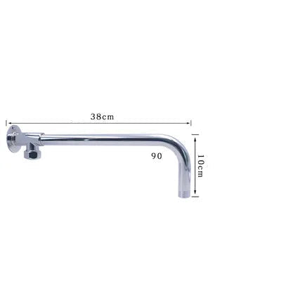 ShowerEase Ceiling Shower Arm Extension – Stainless Steel & Brass
