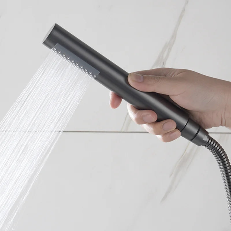 ShowerEase AquaStream Stainless Steel Handheld Shower Head