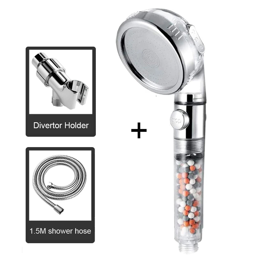 ShowerEase Mineral Beads Shower Head - ShowerEase