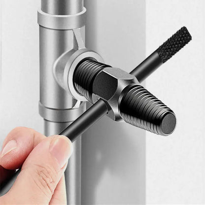 ShowerEase Double Head Wrench Faucet Valve & Pipe Screw Extractor Set