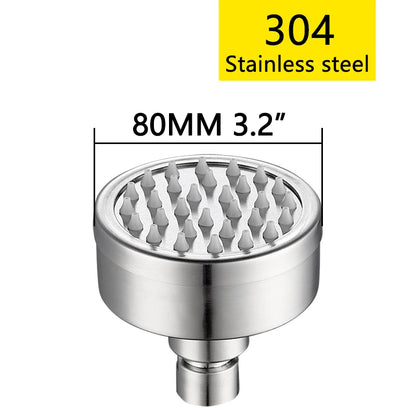 ShowerEase Stainless Steel Fixed / Handled Shower Head