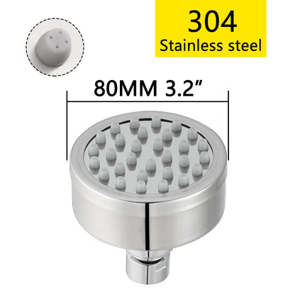 ShowerEase Stainless Steel Fixed / Handled Shower Head