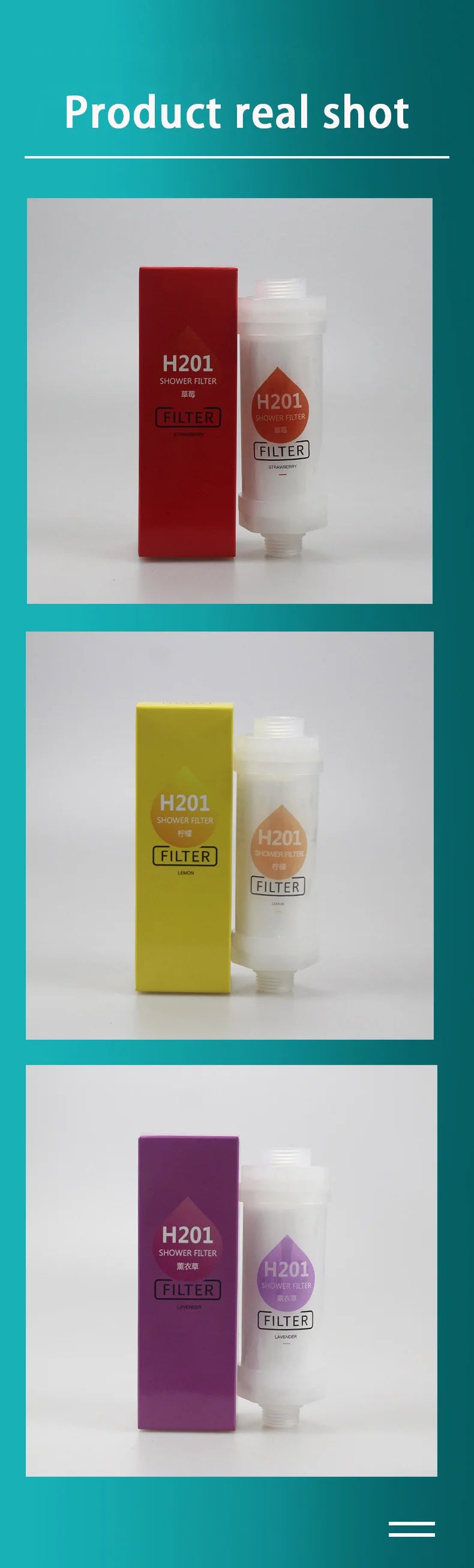 ShowerEase Scented Shower Filter - Water Softener & Purifier