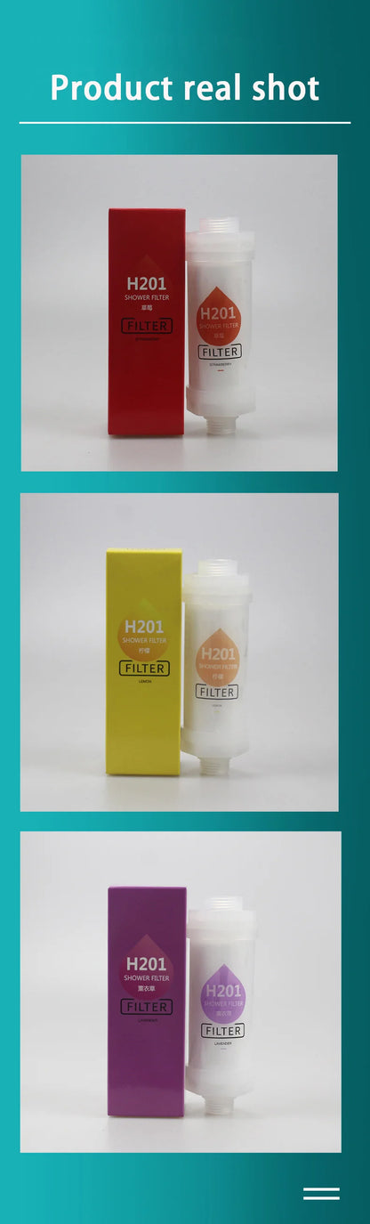 ShowerEase Scented Shower Filter - Water Softener & Purifier