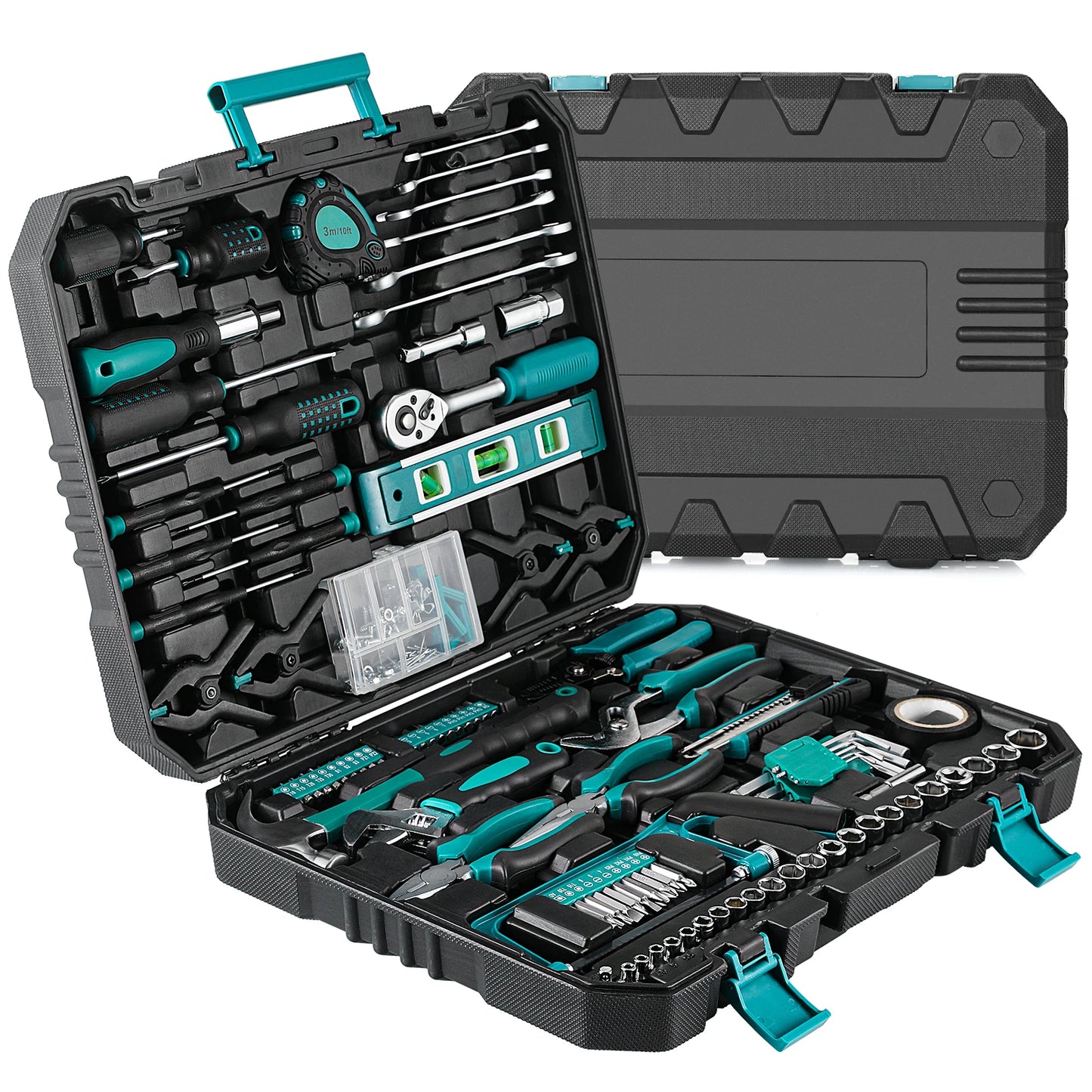 ShowerEase 198-Piece Tool Box – Universal Hand Tool Set for Shower Installation & Repairs