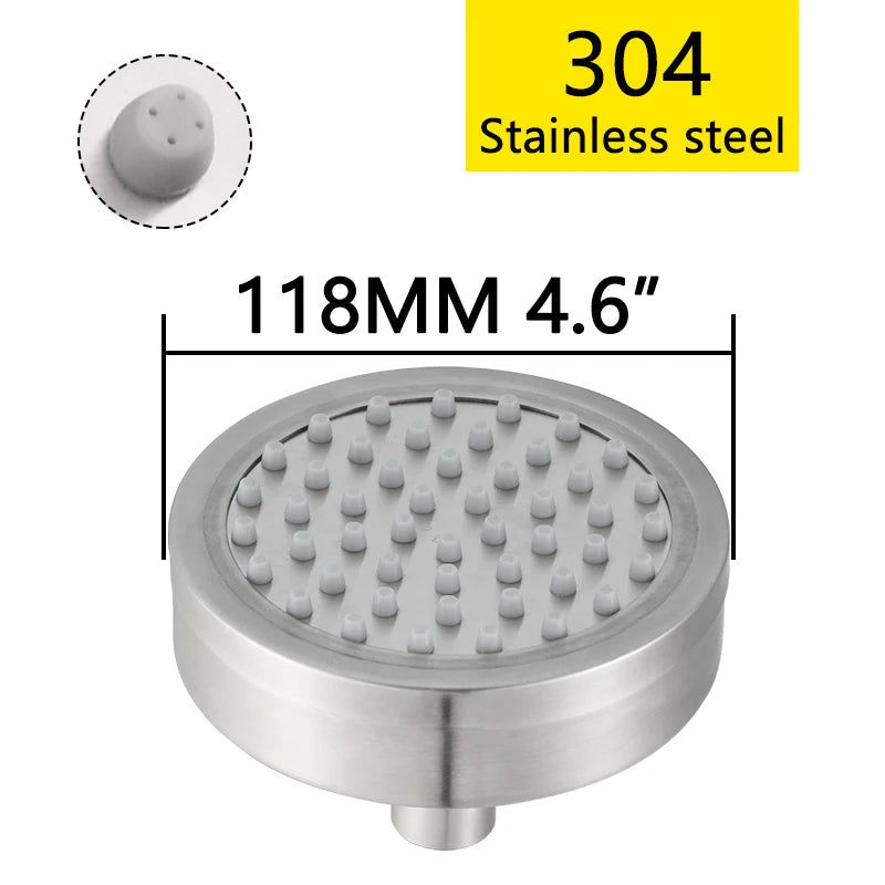 ShowerEase Stainless Steel Fixed / Handled Shower Head