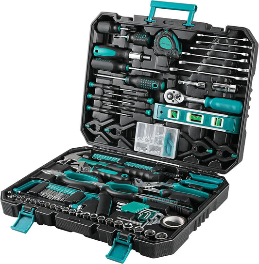 ShowerEase 198-Piece Tool Box – Universal Hand Tool Set for Shower Installation & Repairs