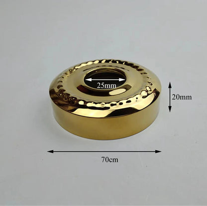 ShowerEase Shower Faucet Decorative Cover Cup – Golden, Rose Gold, Gun Gray
