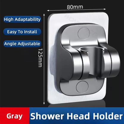 ShowerEase Universal Shower Head Holder - Self Adhesive, 120° Rotation - ShowerEase