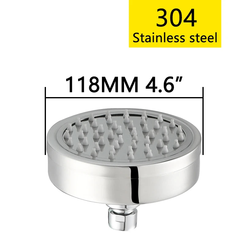 ShowerEase Stainless Steel Fixed / Handled Shower Head