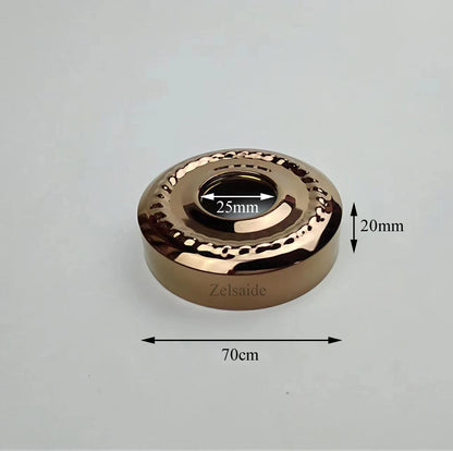 ShowerEase Shower Faucet Decorative Cover Cup – Golden, Rose Gold, Gun Gray