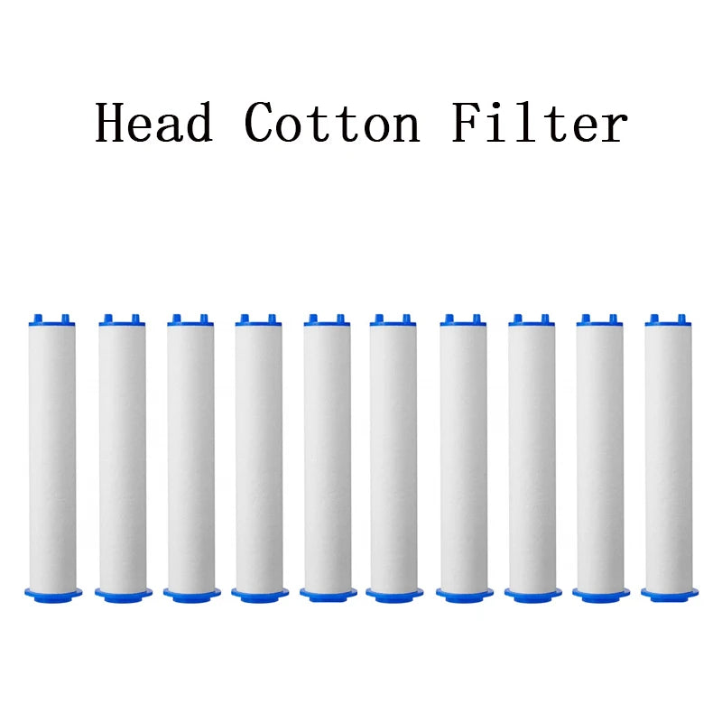 ShowerEase Replacement Shower Head Cotton Filter Set - Water Purification