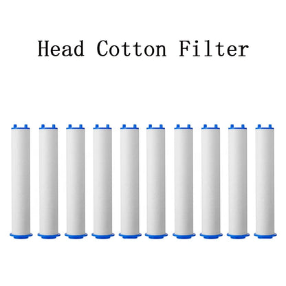 ShowerEase Replacement Shower Head Cotton Filter Set - Water Purification