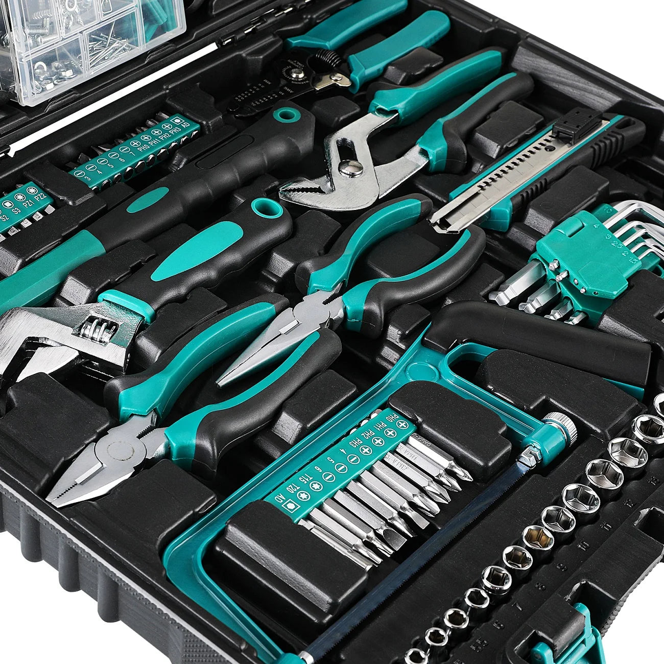 ShowerEase 198-Piece Tool Box – Universal Hand Tool Set for Shower Installation & Repairs