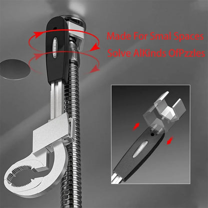 ShowerEase Adjustable Double Ended Wrench for Faucet & Sink Repairs