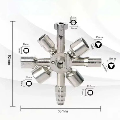 ShowerEase 10-in-1 Multifunctional Triangular Wrench for Repairs